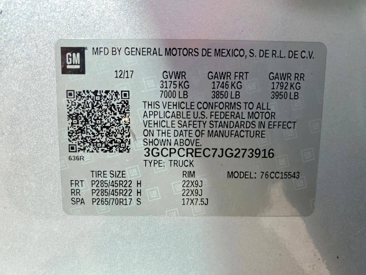 2018 Chevrolet Silverado C1500 LT