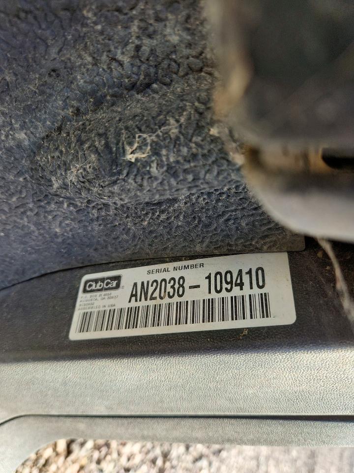 2020 Club Car Golf Cart