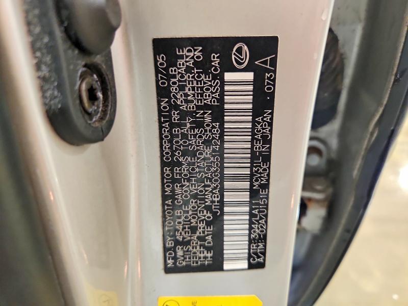 2005 Lexus Es 330 Base