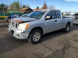 Salvage trucks for sale at Denver, CO auction: 2005 Nissan Titan XE
