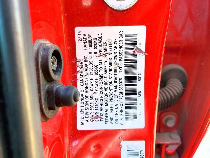 2016 Honda Civic exl