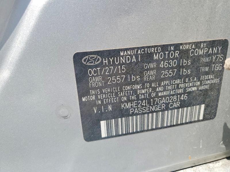 2016 Hyundai Sonata Hybrid se