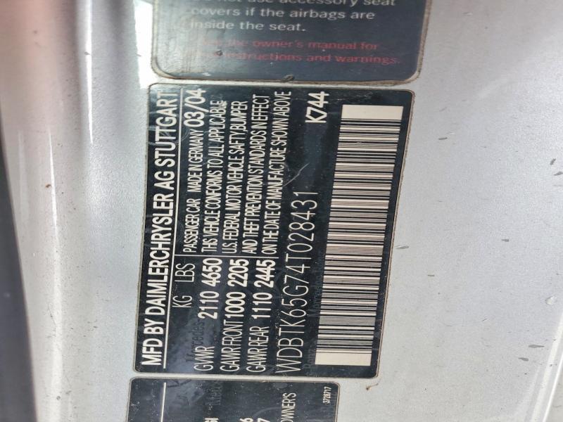 2004 Mercedes-Benz Clk 320