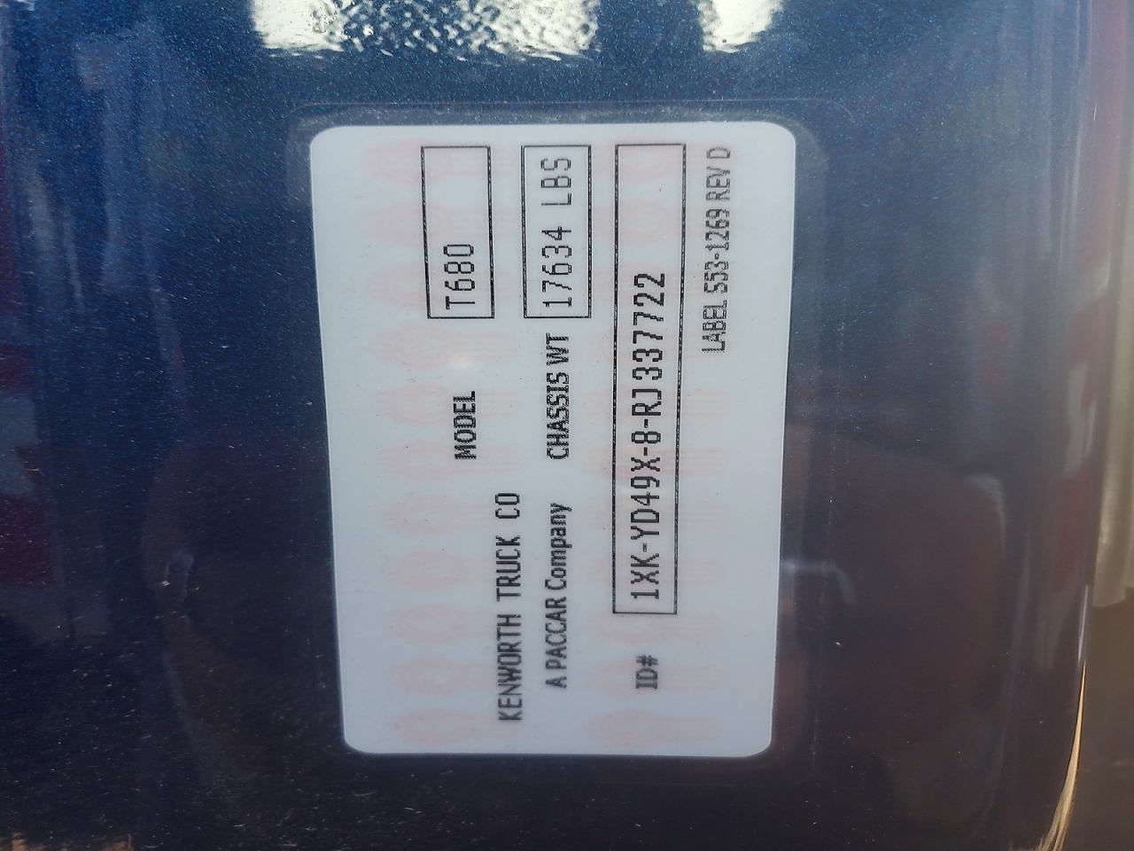 2024 Kenworth T680 Semi Truck