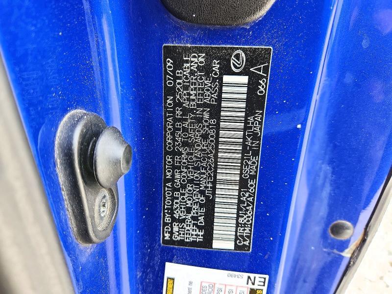 2010 Lexus Is 350c Base