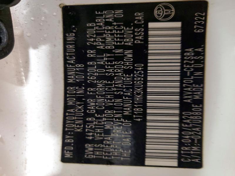 2019 Toyota Camry se