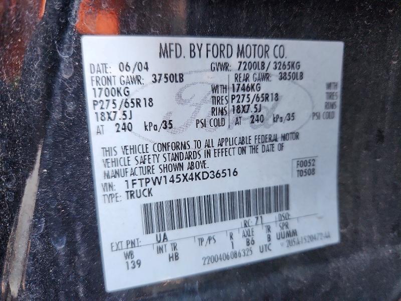 2004 Ford F150 Supercrew