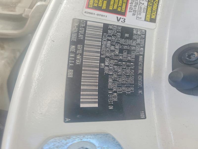 2010 Toyota Venza fwd V6