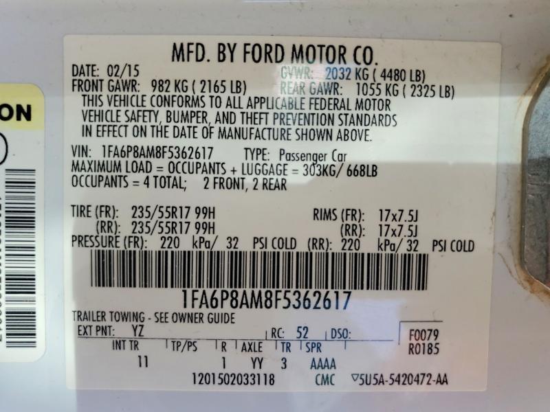 2015 Ford Mustang