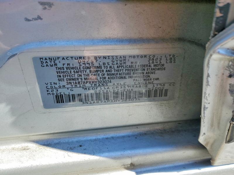 2017 Nissan Sentra sv