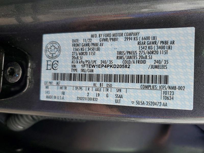 2023 Ford F150 Supercrew