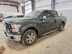 Salvage trucks for sale at Greenwood, NE auction: 2015 Ford F150 Supercrew