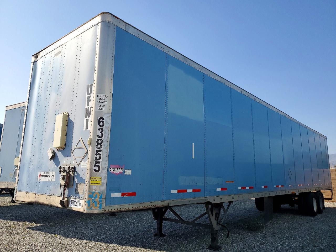 2015 Wabash SH Dvcvhpc DRY Van Trailer
