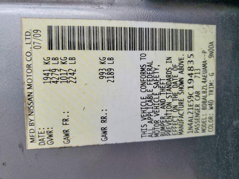 2009 Nissan Altima 2.5