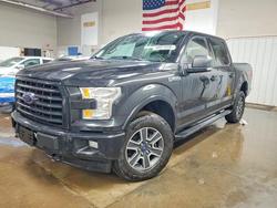 Salvage trucks for sale at Elgin, IL auction: 2015 Ford F150 Supercrew