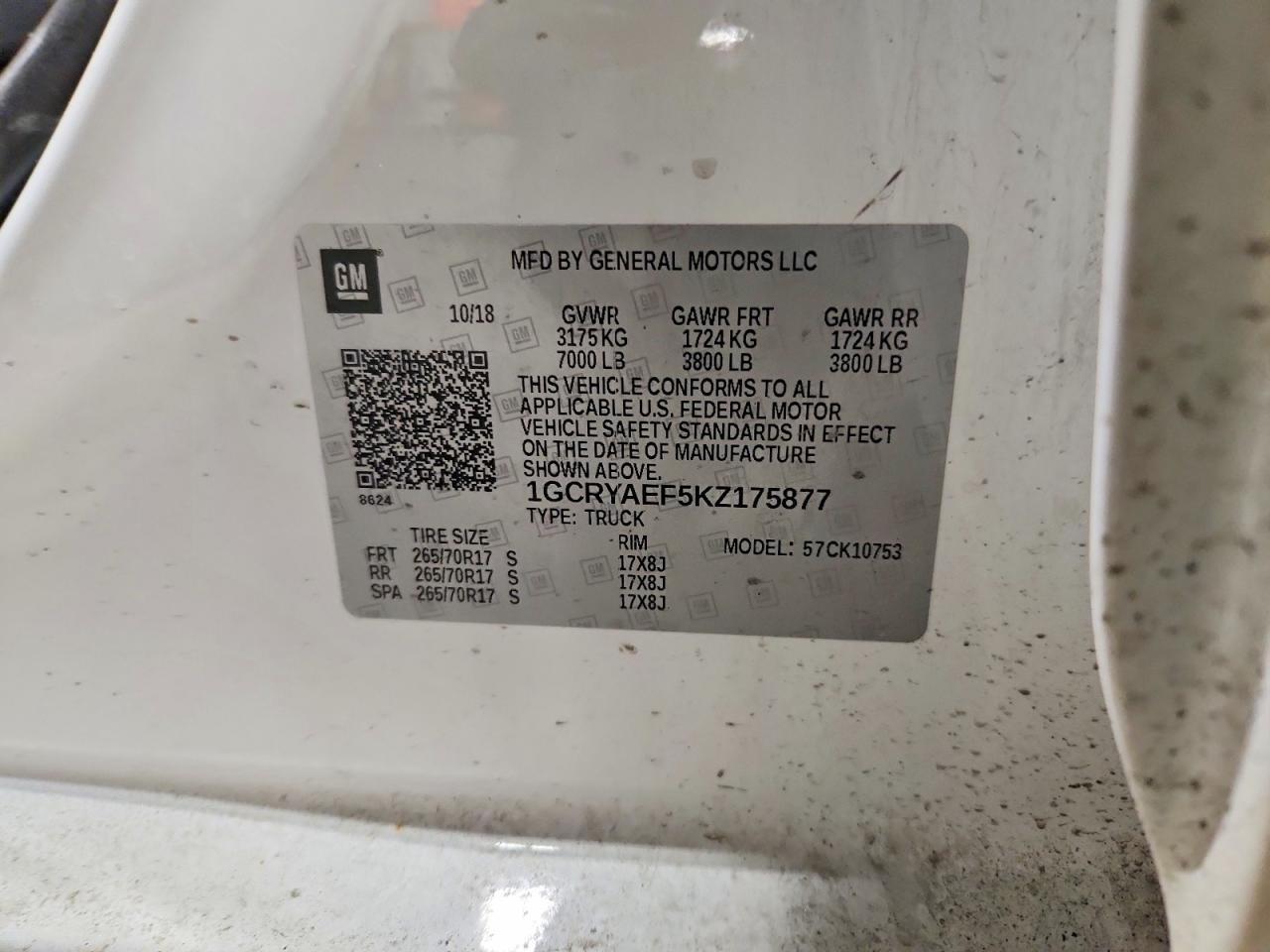 2019 Chevrolet Silverado K1500