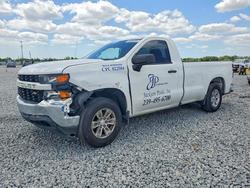 Salvage trucks for sale at Arcadia, FL auction: 2021 Chevrolet Silverado C1500