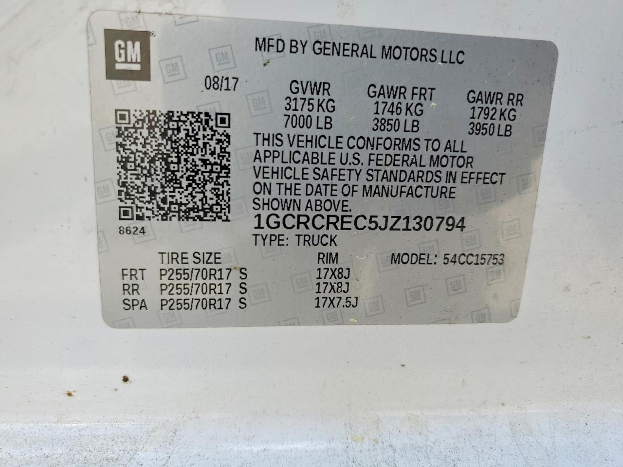 2018 Chevrolet Silverado C1500 LT