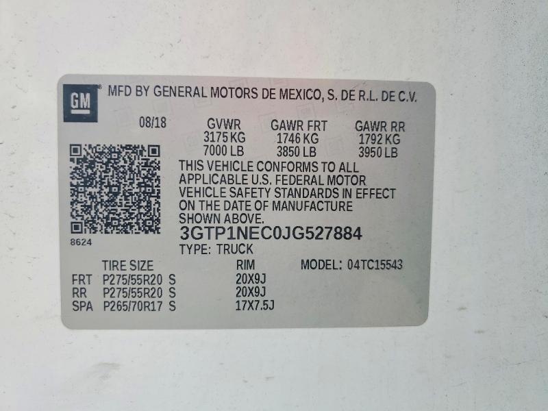 2018 GMC Sierra C1500 SLT