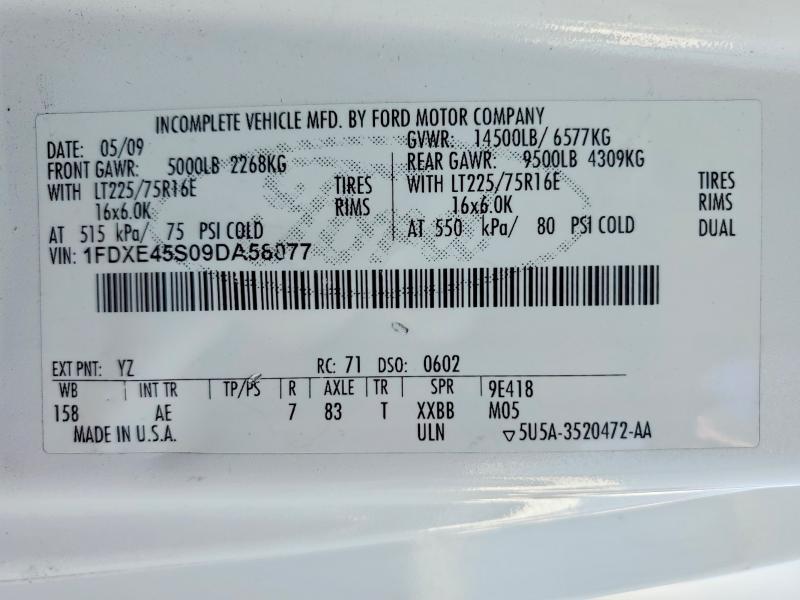 2009 Ford E450 BOX Truck