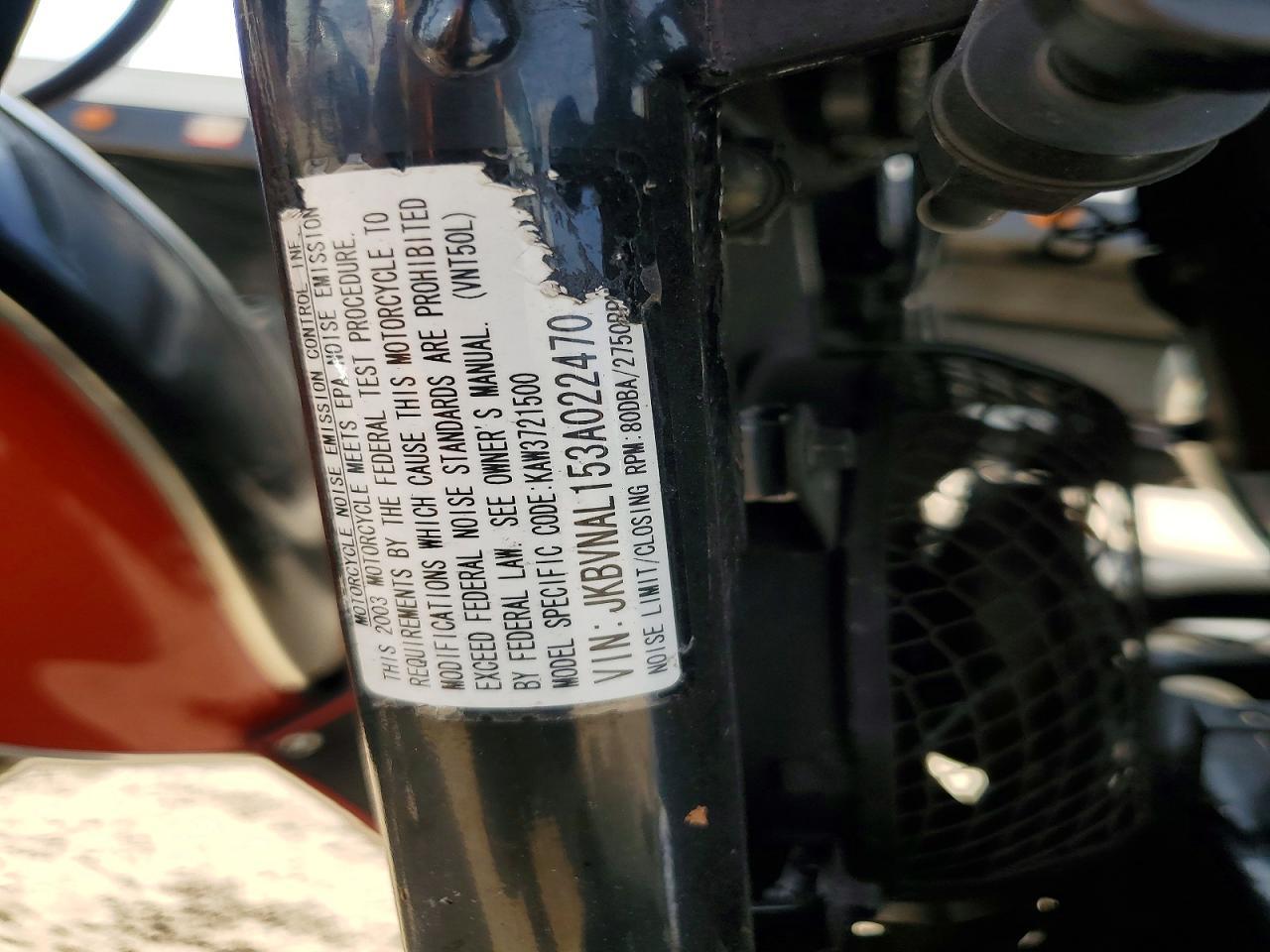 2003 Kawasaki VN1500 L
