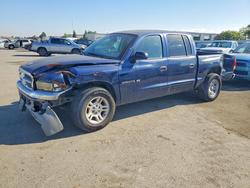 Salvage trucks for sale at Bakersfield, CA auction: 2001 Dodge Dakota Quattro