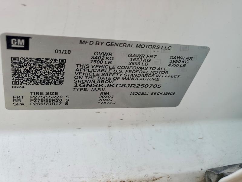 2018 Chevrolet Suburban K1500 Premier