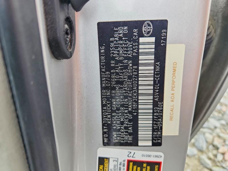 2010 Toyota Camry le