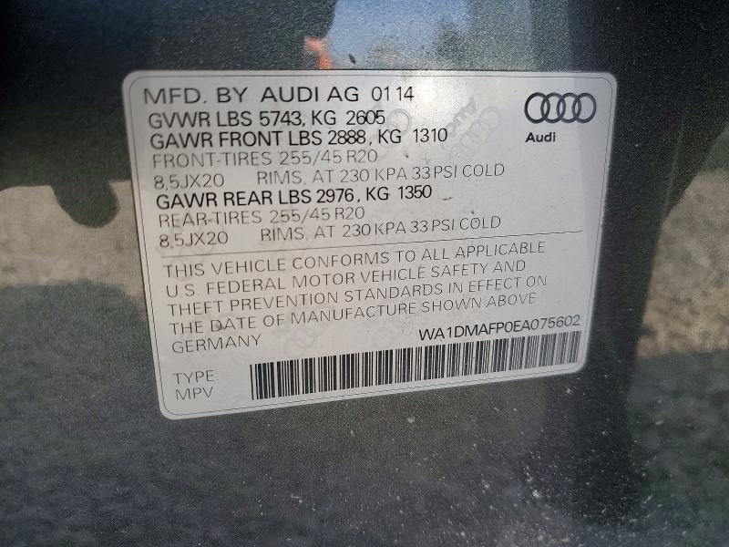 2014 Audi Q5 tdi Premium Plus