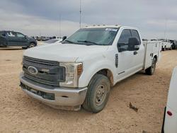 Salvage trucks for sale at Andrews, TX auction: 2019 Ford F350 Super Duty