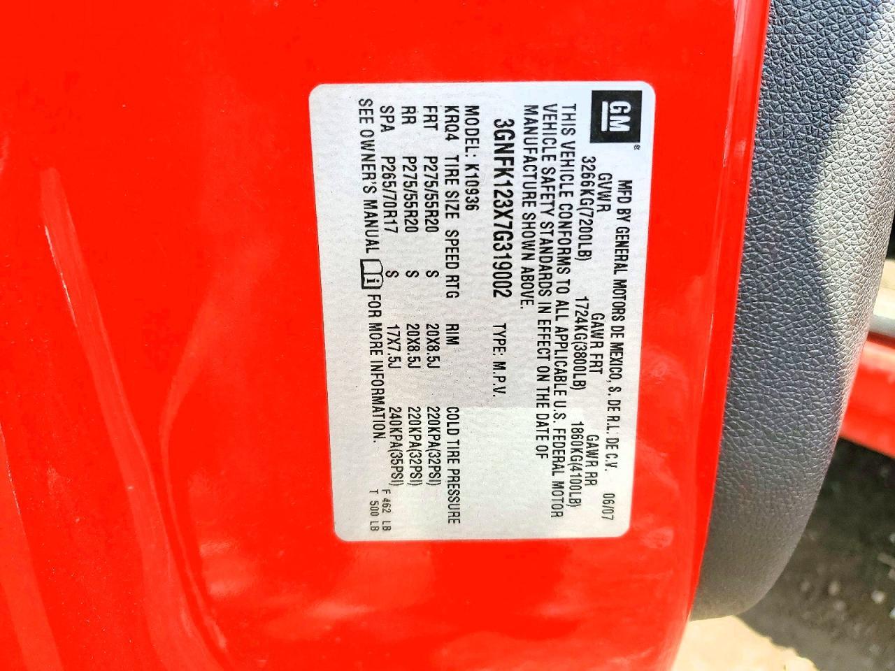 2007 Chevrolet Avalanche K1500