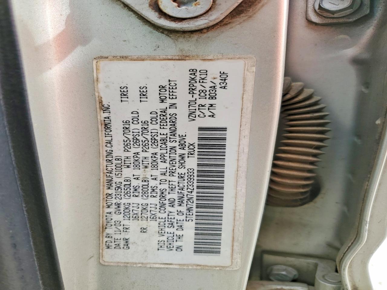2004 Toyota Tacoma V6