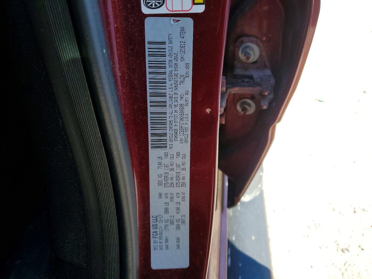 2019 Dodge RAM 1500 Tradesman