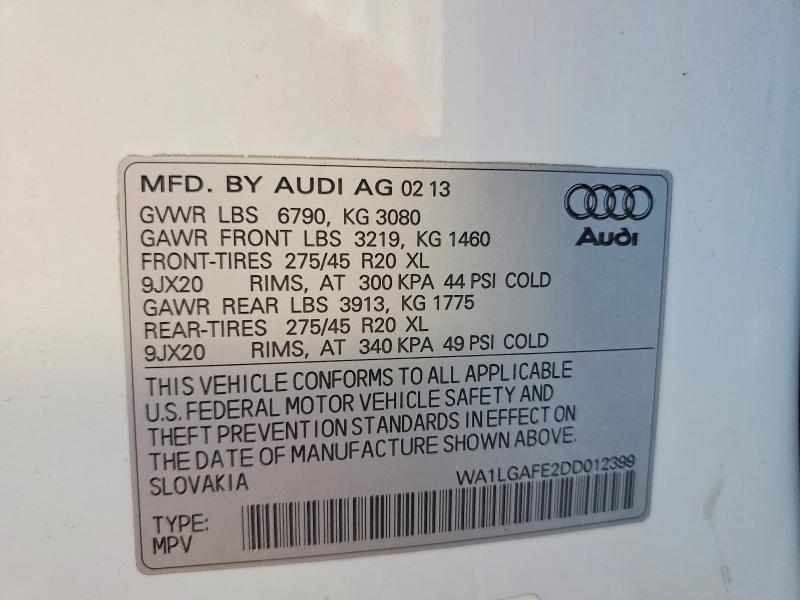 2013 Audi Q7 Premium Plus