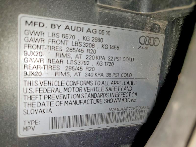 2017 Audi Q7 Premium Plus