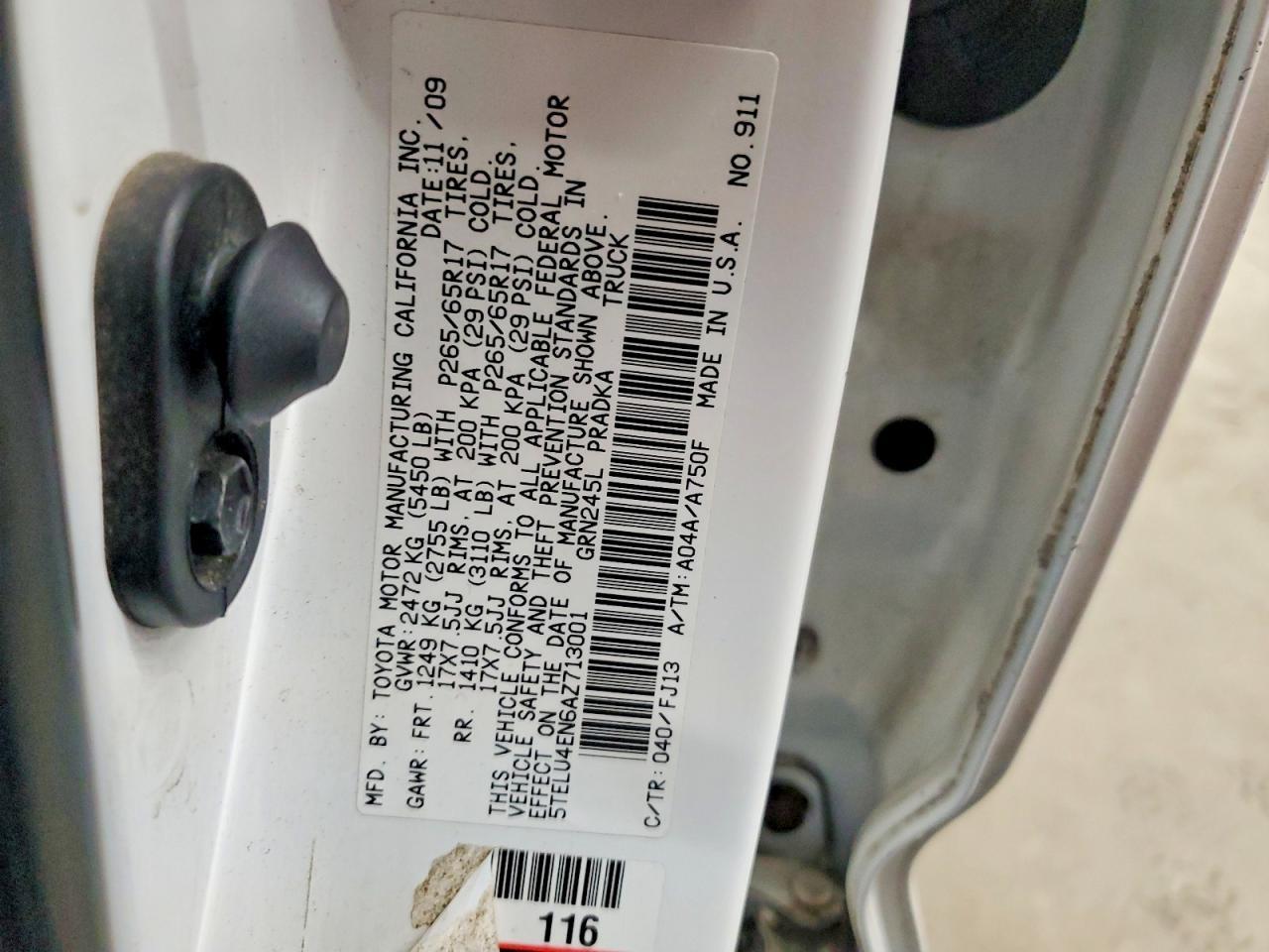 2010 Toyota Tacoma V6