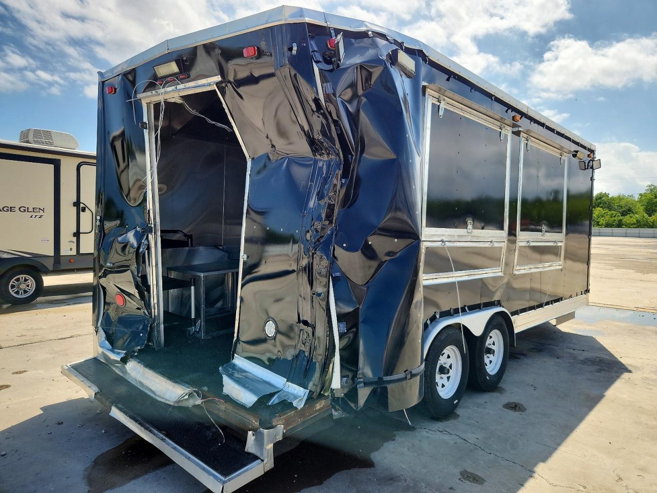 2025 Unknown 2025 Crazy Monkey Enclosed Cargo Food Trailer
