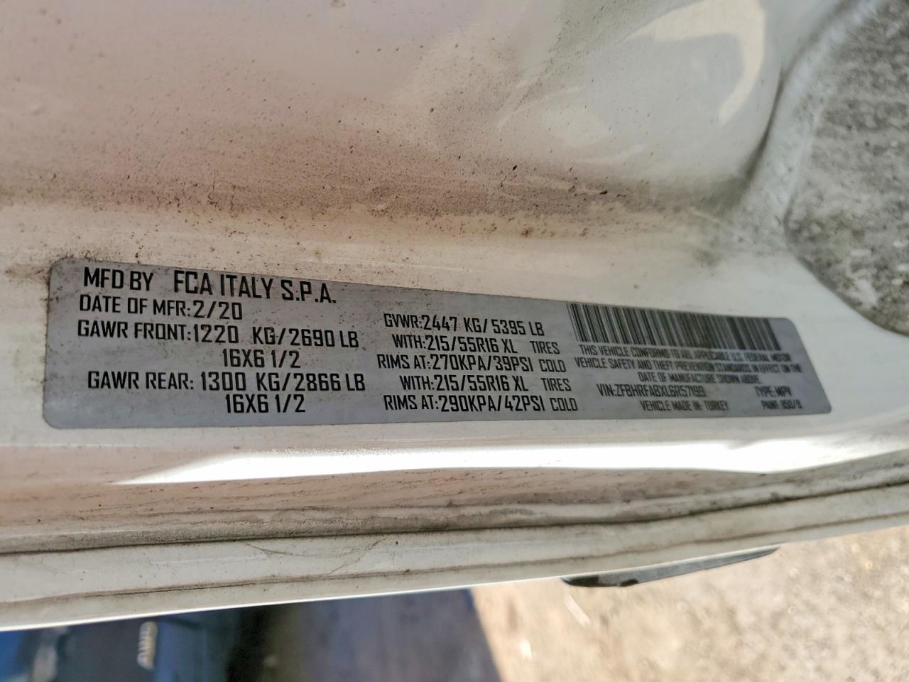 2020 Dodge RAM Promaster City ST Utility / Service Van