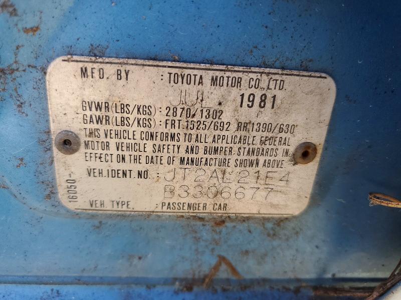 1981 Toyota Tercel
