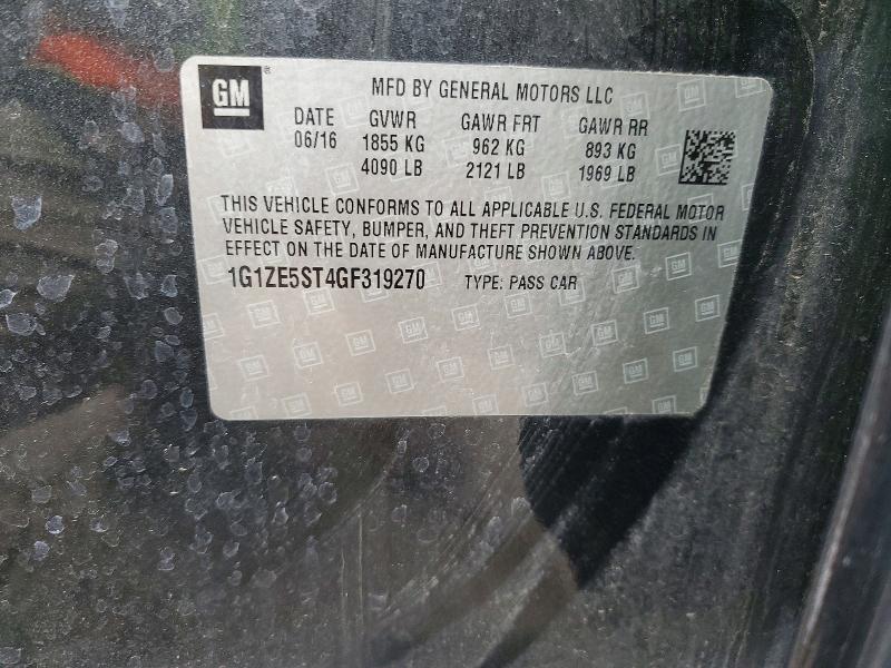 2016 Chevrolet Malibu lt