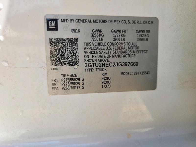 2018 GMC Sierra K1500 SLT