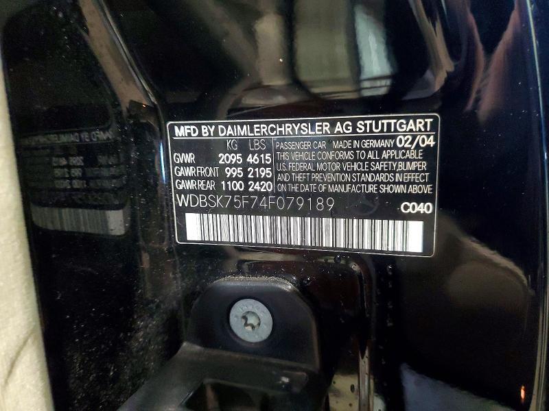 2004 Mercedes-Benz Sl 500