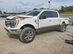 Salvage trucks for sale at Grenada, MS auction: 2022 Ford F150 Supercrew