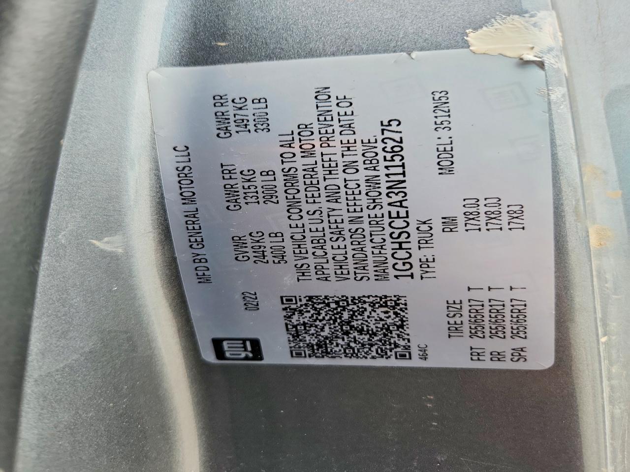2022 Chev Colorado LT