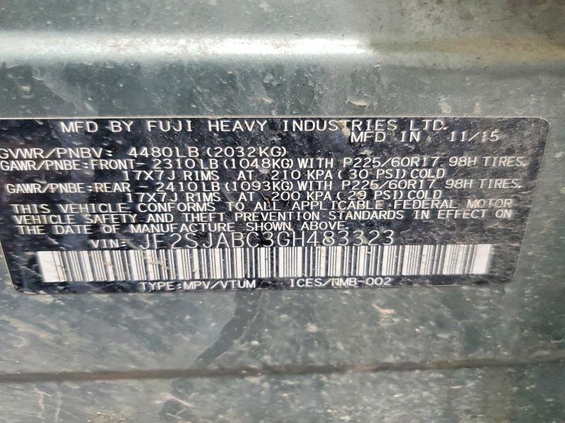 2016 Subaru Forester 2.5i