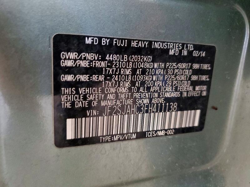 2015 Subaru Forester 2.5i Limited