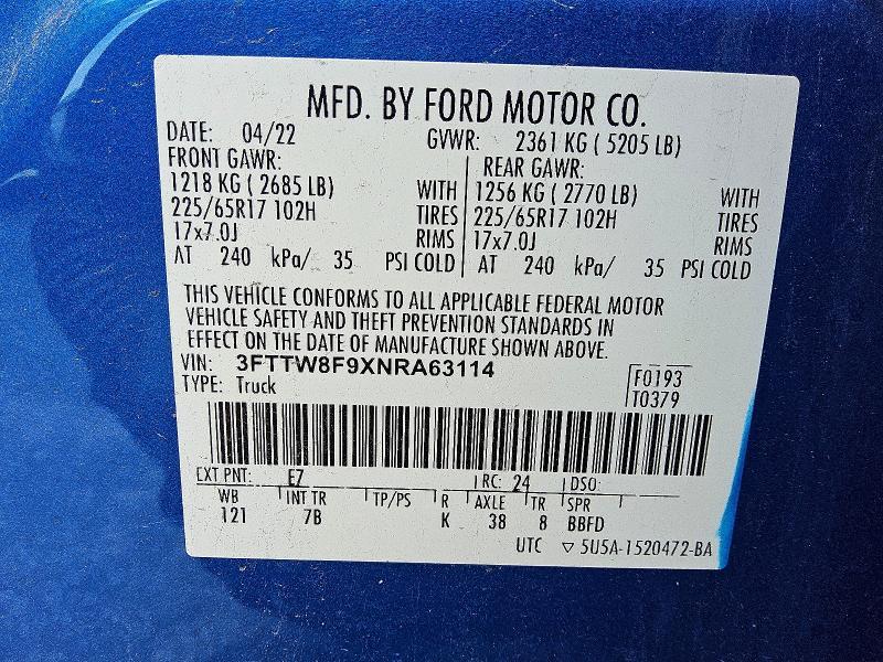 2022 Ford Maverick XL