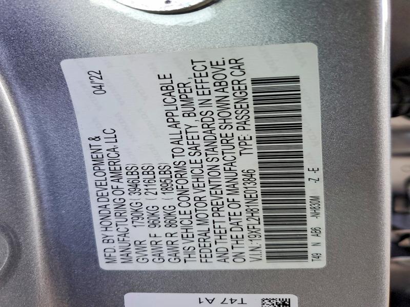 2022 Honda Civic Sport