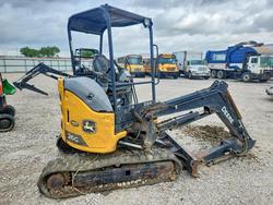 John Deere salvage cars for sale: 2021 John Deere 26 Mini Excavator