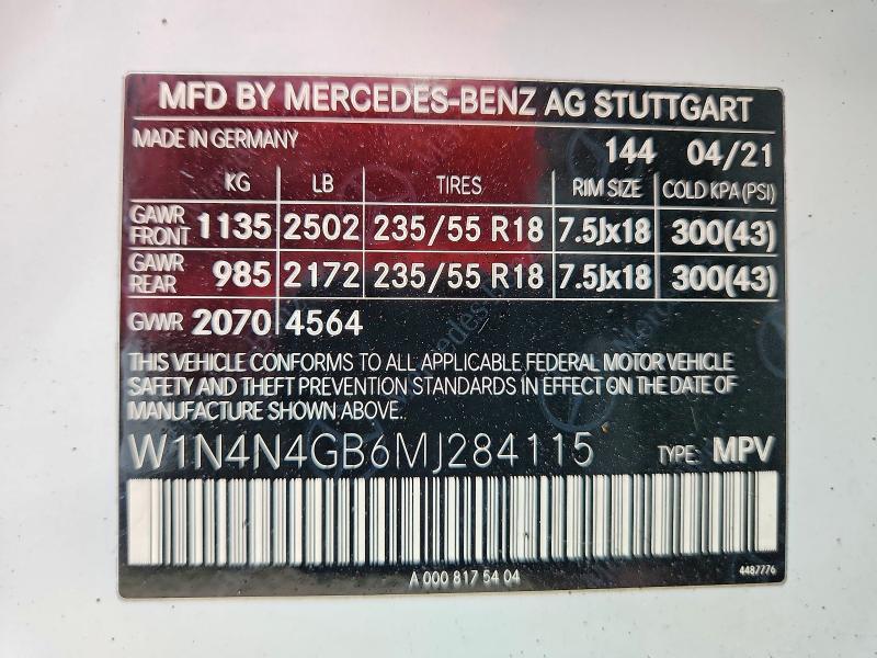 2021 Mercedes-Benz Gla 250